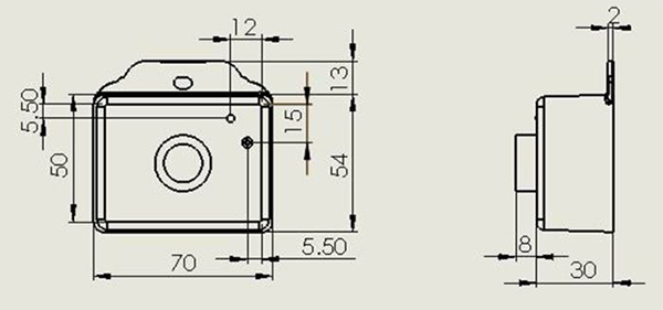 R290 Sensor Dimension